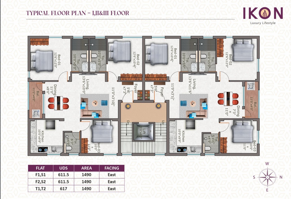 New flats in Natesan Nagar